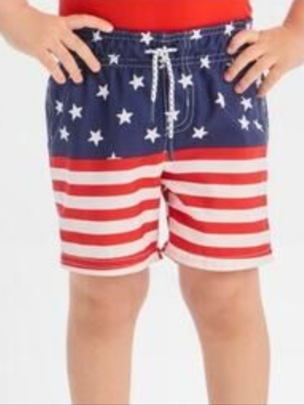 Cat & Jack American Flag Swim Shorts